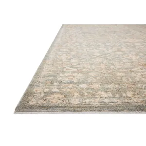 Chris Loves Julia x Loloi Palma Blue / Natural 2\'-3\" x 3\'-10\" Rug
