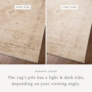 Chris Loves Julia x Loloi Palma Natural / Smoke 2\'-7\" x 7\'-6\" Rug