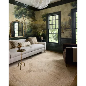 Chris Loves Julia x Loloi Palma Wheat / Taupe 2'-7" x 7'-6" Rug