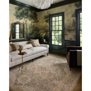 Chris Loves Julia x Loloi Palma Olive / Spice Rug