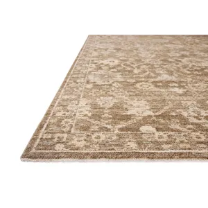 Chris Loves Julia x Loloi Palma Brown / Earth 3\'-6\" x 5\'-6\" Rug