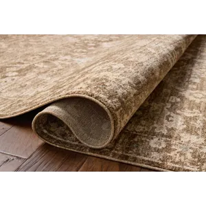 Chris Loves Julia x Loloi Palma Brown / Earth 3\'-6\" x 5\'-6\" Rug