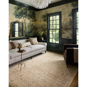 Chris Loves Julia x Loloi Palma Wheat / Bark Rug