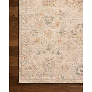 Chris Loves Julia x Loloi Palma Natural / Multi 2\'-7\" x 12\'-0\" Rug