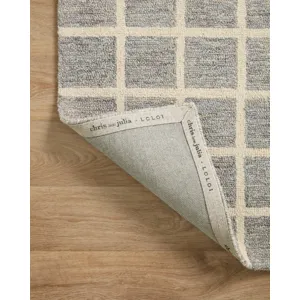 Polly Slate / Ivory Rug (2' 0" X 5' 0")