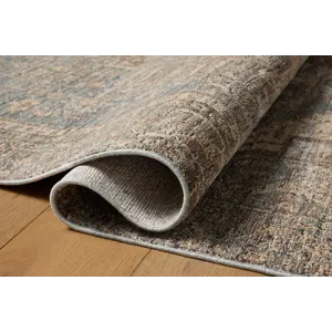 Loloi Priscilla Blue / Bark 2\'-3\" x 3\'-9\" Rug