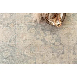 Priya Bone / Bluestone Rug (2' 3" X 3' 9")