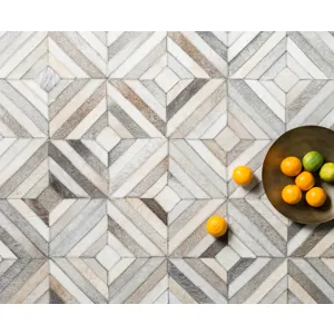 Promenade Ivory / Grey Rug (5' 0" X 7' 6")