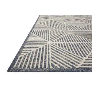 Rainier Denim / Ivory Rug (9' 2" X 12' 2")