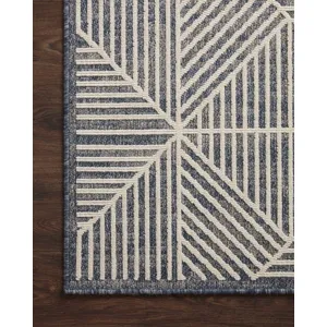 Rainier Denim / Ivory Rug (9' 2" X 12' 2")