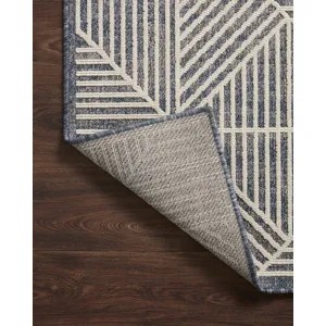 Rainier Denim / Ivory Rug (9' 2" X 12' 2")