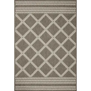 Rainier Natural / Ivory Rug (5' 3" X 7' 7")