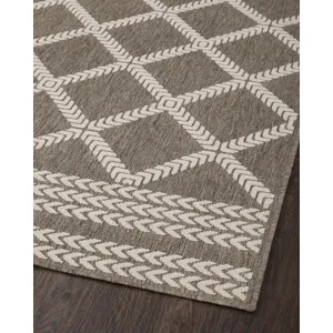 Rainier Natural / Ivory Rug (5' 3" X 7' 7")