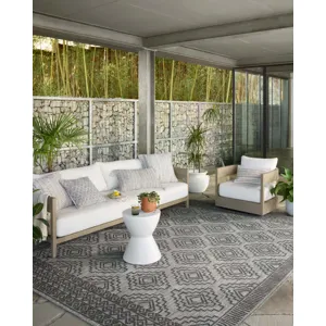 Rainier Grey / Charcoal Rug (7' 10" X 10' 10")