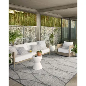 Rainier Dove / Grey Rug (7' 10" X 10' 10")