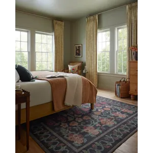 Loloi X Rifle Paper Co. Rosa 2\'-6\" X 7\'-6\" Rug