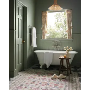 Loloi X Rifle Paper Co. Rosa 3\'-9\" X 5\'-6\" Rug