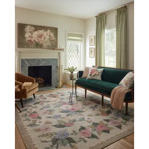 Loloi X Rifle Paper Co. Rosa 2\'-0\" X 5\'-0\" Rug