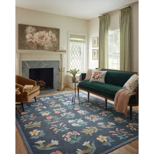 Loloi X Rifle Paper Co. Rosa 2\'-3\" X 3\'-9\" Rug