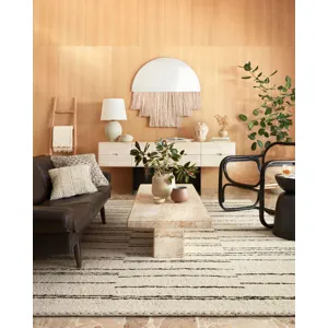 Roman Natural / Charcoal Rug (5' 6" X 8' 6")