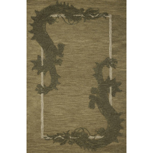 Brigette Romanek x Loloi Romi Green / Forest Rug