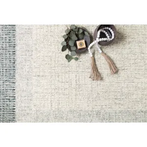 Rosina Grey / Blue Rug (3' 6" X 5' 6")
