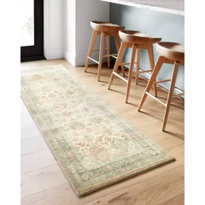 Rosette Beige / Multi Rug (2' 2" X 5')