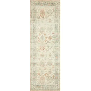 Rosette Beige / Multi Rug (2' 2" X 5')