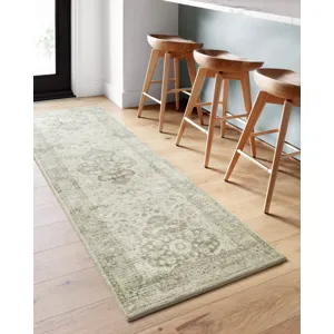 Rosette Ivory / Silver Rug (2' 2" X 3' 8")