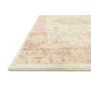 Rosette Ivory / Terracotta Rug (2' 6" X 7' 6")