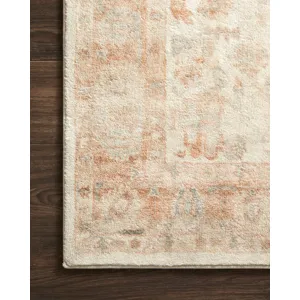 Rosette Ivory / Terracotta Rug (2' 6" X 7' 6")