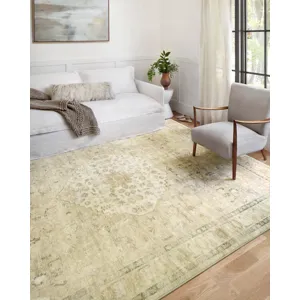 Rosette Sand / Ivory Rug (3' 3" X 5' 3")