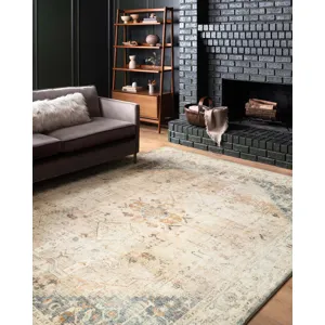 Rosette Clay / Ivory Rug (7' 6" X 9' 6")