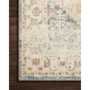 Rosette Clay / Ivory Rug (7' 6" X 9' 6")