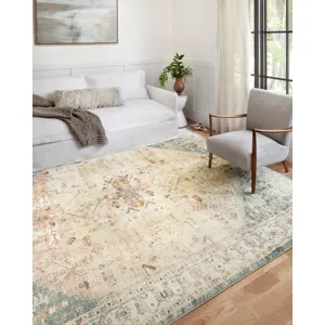 Rosette Clay / Ivory Rug (7' 6" X 9' 6")