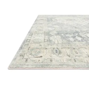 Rosette Denim / Fog Rug (2' 2" X 3' 8")