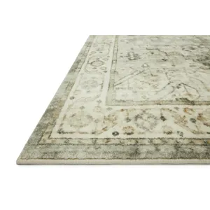 Rosette Sage / Beige Rug (2' 2" X 3' 8")