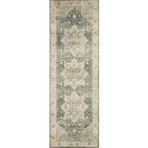 Rosette Slate / Ivory Rug (2' 2" X 3' 8")