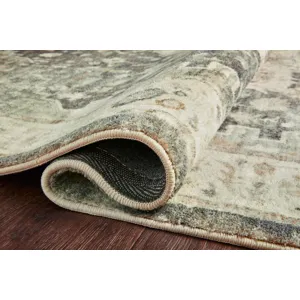 Rosette Slate / Ivory Rug (2' 2" X 3' 8")