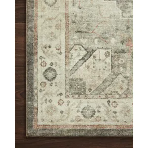 Rosette Slate / Ivory Rug (2' 2" X 3' 8")