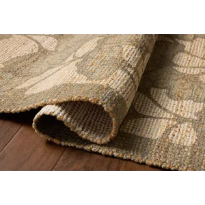 Chris Loves Julia x Loloi Rue Olive / Sage 3\'-6\" x 5\'-6\" Rug