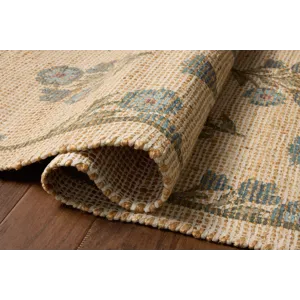 Chris Loves Julia x Loloi Rue Moss / Blue 7\'-6\" x 9\'-6\" Rug