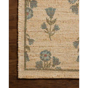 Chris Loves Julia x Loloi Rue Moss / Blue 7\'-6\" x 9\'-6\" Rug