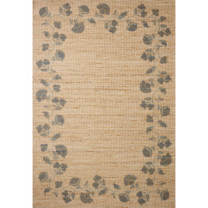 Chris Loves Julia x Loloi Rue Natural / Denim Rug