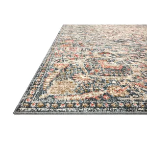 Saban Blue / Spice Rug (5' 3" X 7' 6")