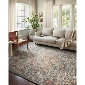 Saban Blue / Spice Rug (5' 3" X 7' 6")