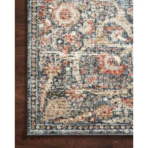 Saban Blue / Spice Rug (5' 3" X 7' 6")
