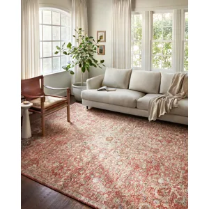 Saban Rust / Beige Rug (7' 10" X 10')