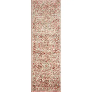 Saban Rust / Beige Rug (7' 10" X 10')