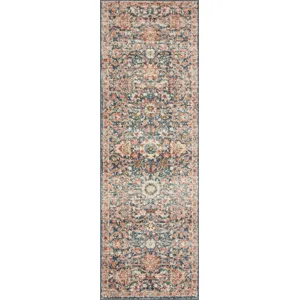 Saban Navy / Rust Rug (11' 6" X 15')